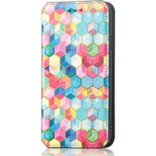 Yihang Boutique Motorola Moto G31 Için Coque-C7 Deri Kartı Tutucu Manyetik Kapak Telefon Kılıfı - Çok Renkli (Yurt Dışından)