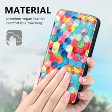 Yihang Boutique Motorola Moto G31 Için Coque-C7 Deri Kartı Tutucu Manyetik Kapak Telefon Kılıfı - Çok Renkli (Yurt Dışından)