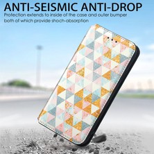 Yihang Boutique Motorola Moto E40  Için Coque-C3 Deri Kartı Tutucu Manyetik Kapak Telefon Kılıfı - Beyaz (Yurt Dışından)
