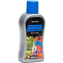 Botanika Çiçekli - Çiçeksiz Bitkiler Için Özel Sıvı Besini, Bitki Besini, Sıvı Gübre, Bitki Vitamini, 600 ml