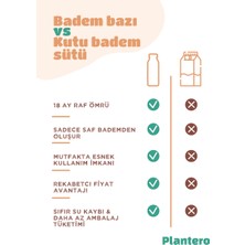 Plantero Badem Sütü Bazı Konsantre (250Gr, %100 Badem, Şekersiz)