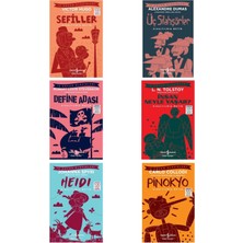 Sefiller - Üç Silahşörler - Heidi - Pinokyo - 6 Kitap Tatil Seti