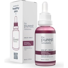 The Purest Solutions Canlandırıcı Cilt Tonu Eşitleyici Yüz Peeling Serum 30 ml Aha 10% + Bha 2% TPS101 KEY20