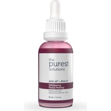 The Purest Solutions Canlandırıcı Cilt Tonu Eşitleyici Yüz Peeling Serum 30 ml Aha 10% + Bha 2% TPS101 KEY20