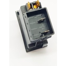 Allestock Universal Silecek Düğmesi Anahtarı 2 Pin Rocker Switch - Ampullü 24V