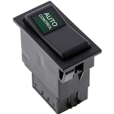 Allestock Universal Otomatik Kontrol Düğmesi Anahtarı 6 Pin Rocker Switch 6VA1 5959 A1A - Ampullü 24V