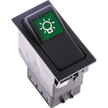 Allestock Universal Ana Işık Düğmesi Anahtarı 3 Pin Rocker Switch - Ampullü 24V