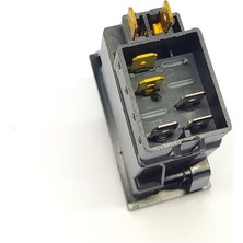 Allestock Universal Ana Işık Düğmesi Anahtarı 5 Pin Rocker Switch - Ampullü 24V