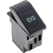 Allestock Universal Yan Işaret Lamba Düğmesi Anahtarı 2 Pin Rocker Switch Buton - Ampullü 12V