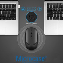 Microcase 1600 Dpı Şarj Edilebilir 2.4 Ghz Bluetooth Kablosuz Mouse - Model AL2674 Siyah