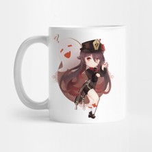 Pixxa Chibi Hu Tao - Genshin Impact Kupa Bardak