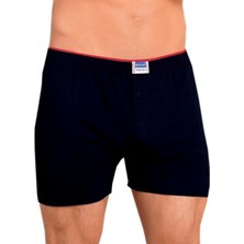 Berrak 1099 6'lı Ekonomik Paket %100 Pamuk Havlu Bel Düğmeli Erkek Boxer