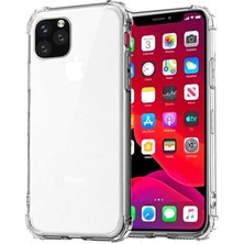 Tekno Grup Apple iPhone 12 Kılıf Ultra Korumalı Şeffaf Anti Shock Kılıf + Nano Ekran Koruyucu