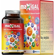 Maxigal Multivitamin Multimineral 30 Kapsül