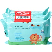 Watsons Bebek Islak Mendili 20 Adet 3 Paket Seti