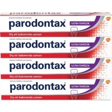 Parodontax Ultra Temizlik Diş Macunu 75 Ml X 4 Adet