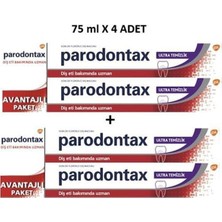 Parodontax Ultra Temizlik Diş Macunu 75 Ml X 4 Adet