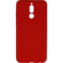 Bilişim Aksesuar  Huawei Mate 10 Lite Kılıf Nano Içi Kadife  Silikon - Kırmızı