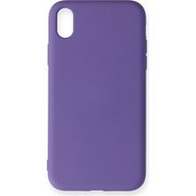 Casetify  Apple iPhone Xr Kılıf Nano Içi Kadife  Silikon - Mor