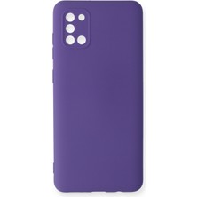 Casetify  Samsung Galaxy A31 Kılıf Nano Içi Kadife  Silikon - Mor