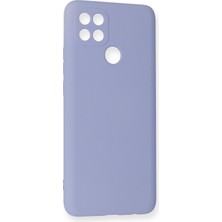 Casetify  Oppo A15S Kılıf Nano Içi Kadife  Silikon - Lila