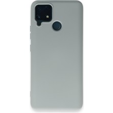 Bilişim Aksesuar  Realme C15 Kılıf Nano Içi Kadife  Silikon - Buz Mavisi