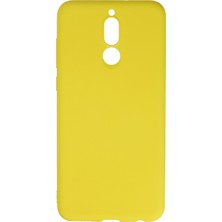 Casetify  Huawei Mate 10 Lite Kılıf Nano Içi Kadife  Silikon - Sarı