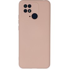 Casetify  Xiaomi Redmi 10C Kılıf Nano Içi Kadife  Silikon - Pudra