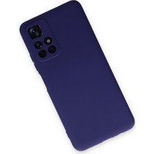 Bilişim Aksesuar  Xiaomi Redmi Note 11T Kılıf Nano Içi Kadife  Silikon - Mor