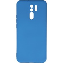 Bilişim Aksesuar  Xiaomi Redmi 9 Kılıf Nano Içi Kadife  Silikon - Mavi