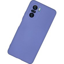 Bilişim Aksesuar  Xiaomi Redmi K40 Pro Kılıf Nano Içi Kadife  Silikon - Lila