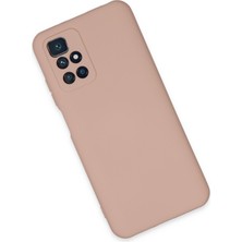 Bilişim Aksesuar  Xiaomi Redmi Note 11 4g Kılıf Nano Içi Kadife  Silikon - Pudra