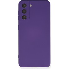 Bilişim Aksesuar  Samsung Galaxy S21 Kılıf Nano Içi Kadife  Silikon - Mor