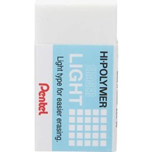 EKS Ticaret Pentel Hi-Polymer ZEL08 Silgi Light Ultra Yumuşak Beyaz