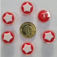 İlhan Düğme Bebek Yelek Düğmesi Lazer Çizim-6 Adet