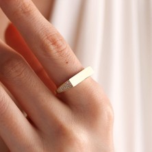 Sembol Gold 14K Altın Şövalye Yüzük (Kişiselleştir) Taşlı