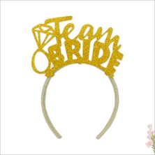 Süsle Bebek ve Parti Team Bride Taç - Altın