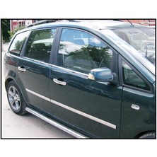 ZNZ Oto Aksesuar Ford C-Max Krom Cam Çıtası 4 Prç. 2004-2010 P. Çelik
