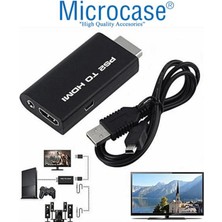 Microcase Playstation 2 HDMI Adaptör Dönüştürücü - Ps2 To HDMI