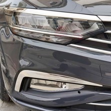 ZNZ Oto Aksesuar Vw Passat B8,5 Krom Sis Farı Çerçevesi 2 Parça 2019 Üzeri Paslanmaz Çelik
