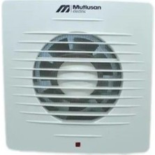 Mutlusan 120'lik Banyo ve Tuvalet Aspiratörü Beyaz Renk Kolay Montaj Özelliği ile