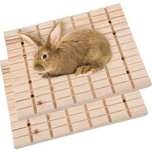 Xhang Pinvnby Tavşan Pençeleri Tıraşlama Kurulu Bunnyâ Ahşap Taşlama Güverte Küçük Hayvan Play Oyuncak Ayak Pad Hamster Chinchilla Sincap Gine Domuzu (Yurt Dışından)