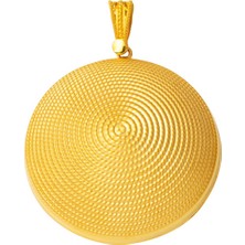 Bilezikci Beypazarı 14 Ayar Kolye Ucu - 3 cm Çaplı