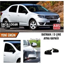 Ebal Oto Dacia Logan 2009-2020 Batman Yarasa Ayna Kapağı Piano Black Abs Plastik