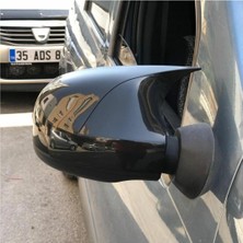 Ebal Oto Dacia Logan 2009-2020 Batman Yarasa Ayna Kapağı Piano Black Abs Plastik