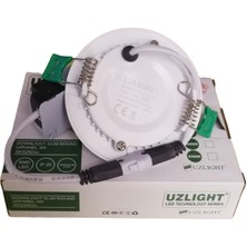 Uzlight 3W Led Spot Sarı Işık Sıva Altı 3000K 240 Lümen 10 Adet