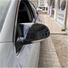 Ebal Oto Vw Jetta Mk5 Batman Yarasa Ayna Kapağı Piano Black 2005-2010