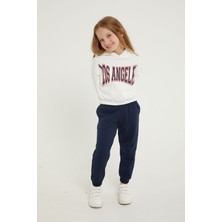 RolyPoly Los Angeles Krem Kız Çocuk Eşofman Takım
