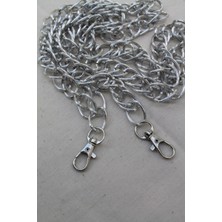 Emtory Home Gümüş Zincirli Dekoratif Çanta Askısı 105CM