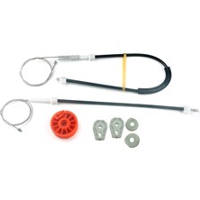 Renault Megane MK2 2002-2009 CC Cabriolet Convertible İçin Elektrikli Arka Sağ Cam Kriko Tamir Seti